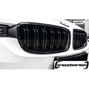 BMW F30 F31 3シリーズ用 スポーツタイプ 艶有ブラック キドニーグリル