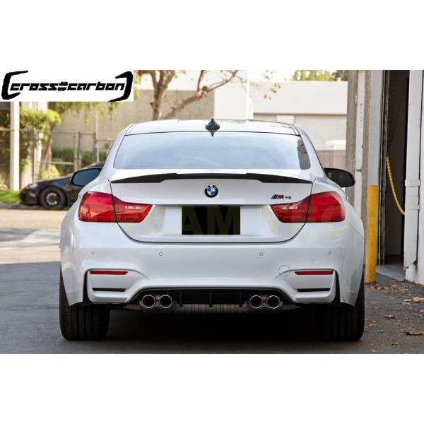 BMW F82 M4 クーペ用 パフォーマンスタイプ トランクスポイラー ABS製 リアスポイラー ...