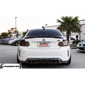 BMW F87 M2用 VRSタイプ カーボン リアディフューザー リアアンダースポイラー リアリッ...