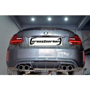 BMW F87 M2用 パフォーマンスデザイン カーボン リアディフューザー リアアンダーリップ リ...