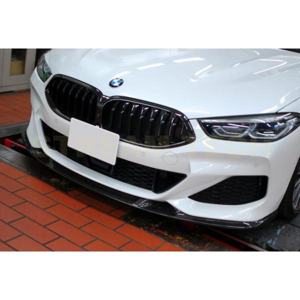 BMW G14 G15 G16 8シリーズ Mスポーツ用 3DDタイプ ドライカーボン フロントスポ...