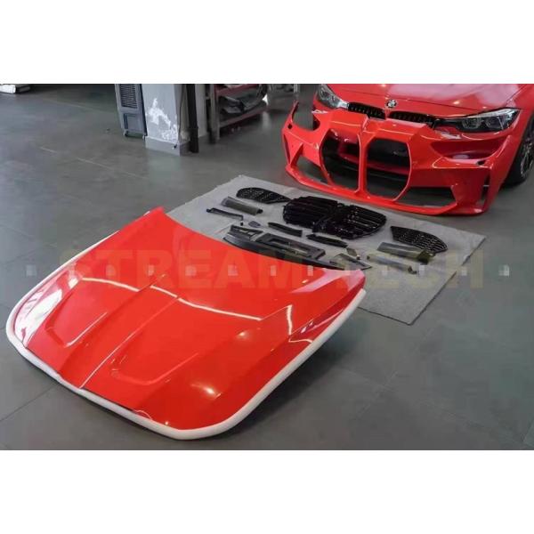 BMW G20 G21 3シリーズ用 G80 M3タイプ フロントバンパー ボンネット フロントエア...