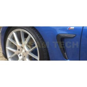 BMW F32 F33 F36 4シリーズ用 ドライカーボン サイドダクトカバー サイドカナード フ...