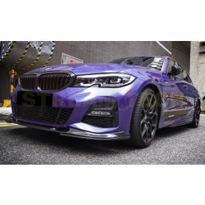 BMW G20 G21 3シリーズ Мスポーツ 前期用 3DDタイプ カーボン フロントスポイラー ...