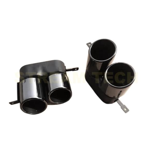 BMW G20 G21 3シリーズ 4本出しディフューザー用 スポーツタイプ テールパイプ ブラック...