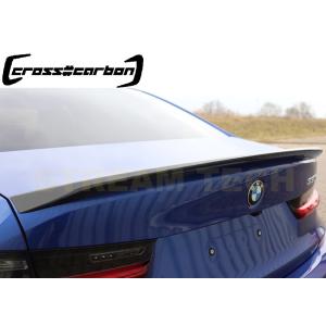 BMW G20 3シリーズ セダン用 Mパフォーマンスタイプ カーボン トランクスポイラー リアスポ...