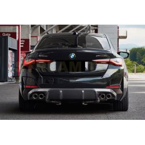 BMW G26 4シリーズ グランクーペ Mスポーツ用 3DDタイプ カーボン リアディフューザー ...