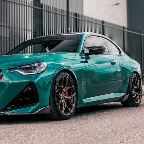 ◆BMW G42 2シリーズクーペ 2022y~ カーボンサイドスカート/220/M240/サイドス...