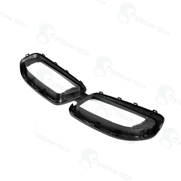 BMW G42 2シリーズクーペ 2022y~ ドライカーボン製キドニーグリル/220/M240/カ...