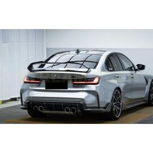 BMW G80 M3 G20 3シリーズ セダン用 GTAmタイプ カーボン リアウイング GTウイ...