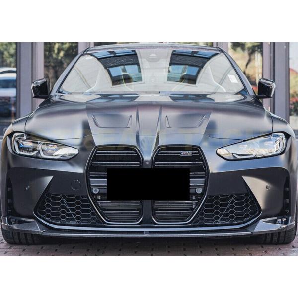 BMW G80 M3 G82 G83 M4用 Rライン ドライカーボン フロントスポイラー 3ピース...