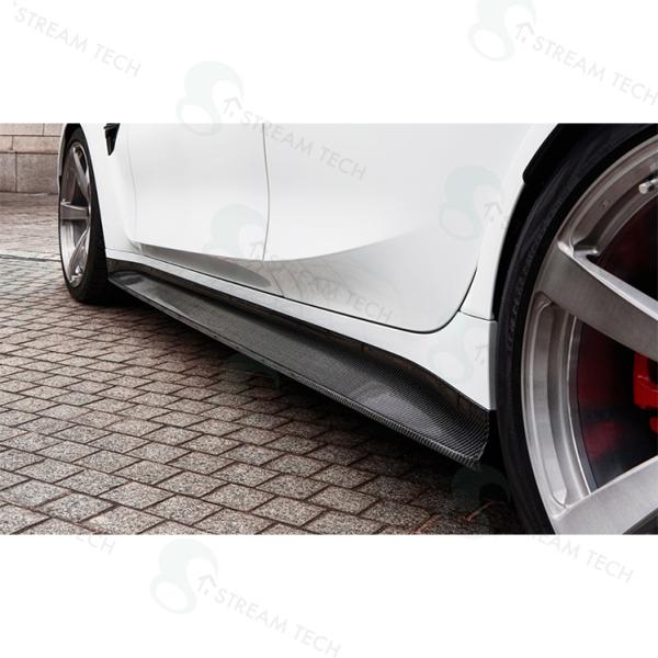 ◆BMW G80M3 G81M3 3Dd仕様カーボンサイドステップセット◆綾織 orドライカーボン ...