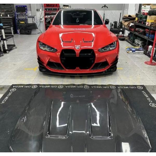 BMW G80 G81 M3 G82 G83 M4用 AlphaNタイプ ドライカーボン ボンネット...