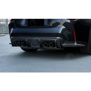 ◆BMW G82M4 G83M4用 3Dd仕様 カーボンディフューザー+サイドガーニッシュセット/リ...