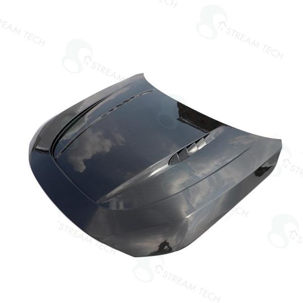 ドライカーボン◆BMW G87M2 クーペ 2023y~ ダクト付カーボンボンネット/エンジンフード...