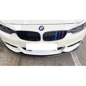 BMW F32 F33 F36 4シリーズ Mスポーツ用 CCクロスデザイン カーボン フロントスポ...