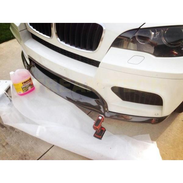 BMW E70 X5M E71 X6M用 カーボン フロントスポイラー アンダーリップ フロントリッ...