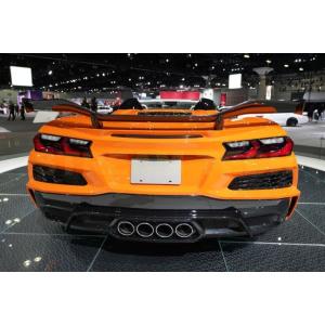 Chevrolet シボレー C8 コルベット Z06用 2ピース カーボン リアディフューザー リ...