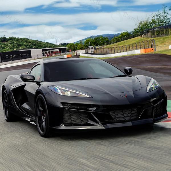 ◆2020年〜シボレー C8 コルベット Z06 &amp; E-Ray用 Fバンパーカーボンカナード/交換...