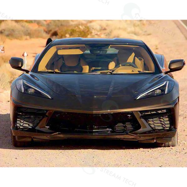 ◆2020年〜シボレー C8 Z51コルベット&amp; Z06用 エアダクト付カーボンフード/エンジンフー...