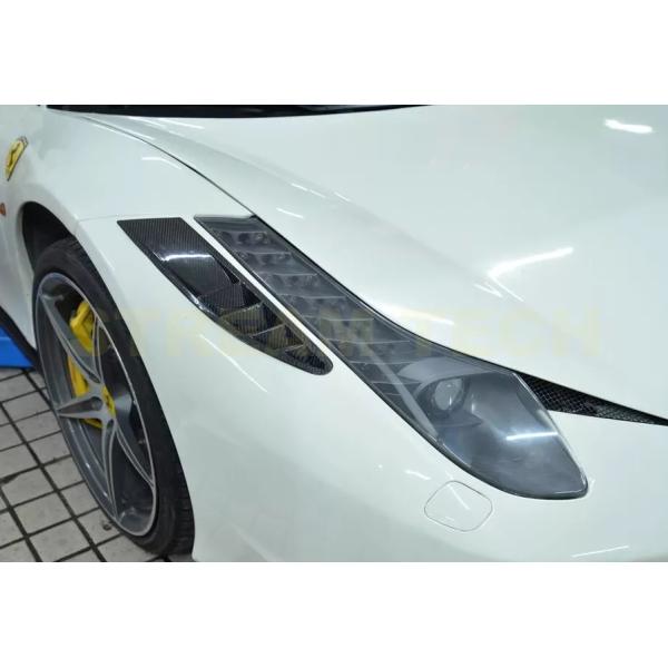 Ferrari フェラーリ 458 イタリア用 DMcタイプ リアルカーボン フロントエアインテーク...