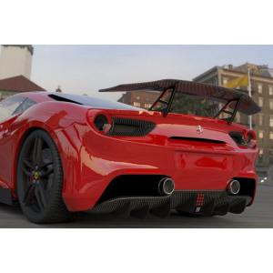 Ferrari フェラーリ 458 イタリア用 DMcタイプ カーボン リアウイング GTウイング ...