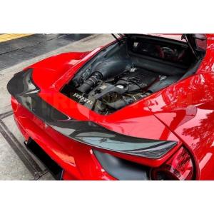 Ferrari フェラーリ 488 GTB用 ドライカーボン トランクスポイラー リアスポイラー リ...