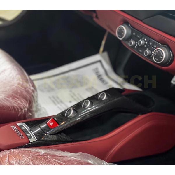 Ferrari フェラーリ 488 GTB用 ドライカーボン センターブリッジパネル エアコンコント...