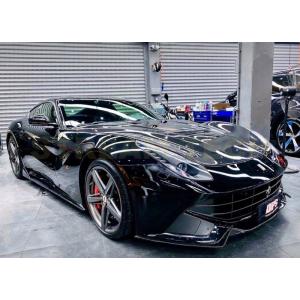 Ferrari フェラーリ F12 ベルリネッタ用 REVOタイプ カーボン フロントスポイラー リ...
