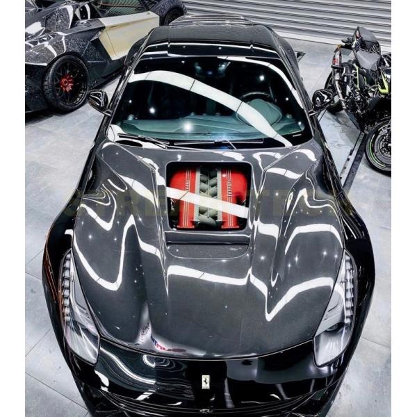 Ferrari フェラーリ F12 ベルリネッタ用 天窓 ダクト付き カーボン ボンネット エンジン...