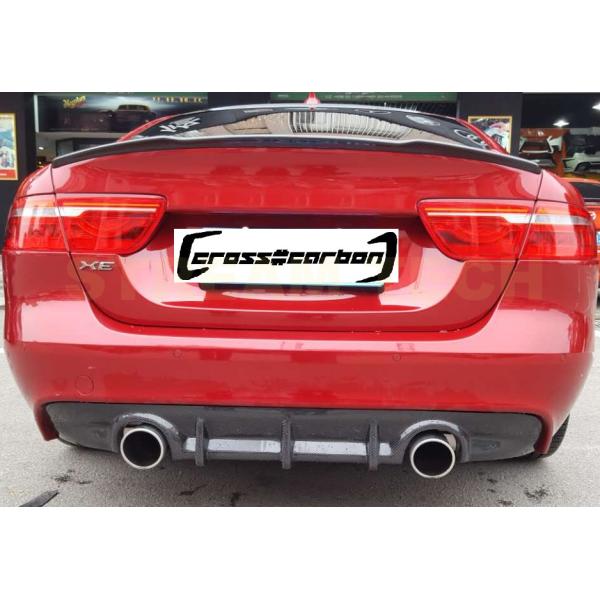 JAGUAR ジャガー XE セダン用 カーボン リアディフューザー リアアンダースポイラー アンダ...