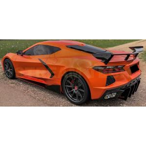 シボレー コルベット (C8) 6.2L V8 2020年〜 用 チタン製マフラー (X