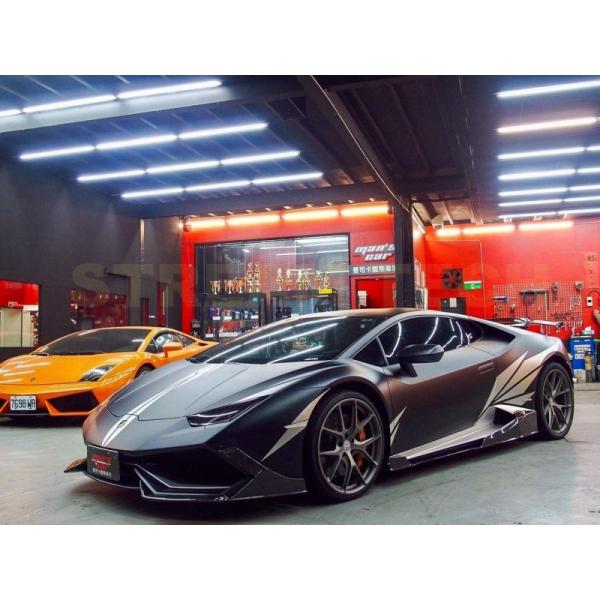 Lamborghini ランボルギーニ ウラカン LP610用 カーボン フロントスプリッター バン...