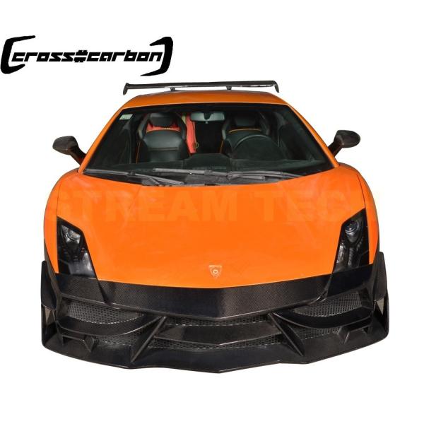 Lamborghini ランボルギーニ ガヤルド用 DMcスタイル カーボン フロントバンパー バン...