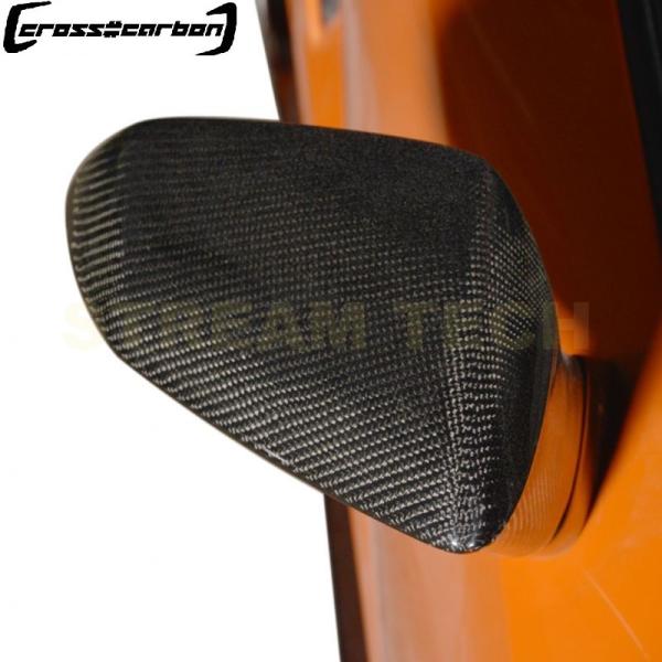 Lamborghini ランボルギーニ ガヤルド用 DMcスタイル カーボン ミラーカバー 交換式 ...