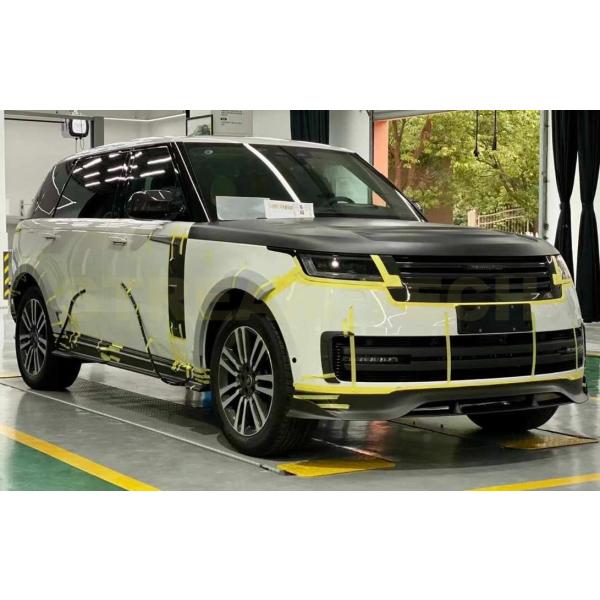 LAND ROVER ランドローバー レンジローバー用 MANSOタイプ ドライカーボン ワイドボデ...