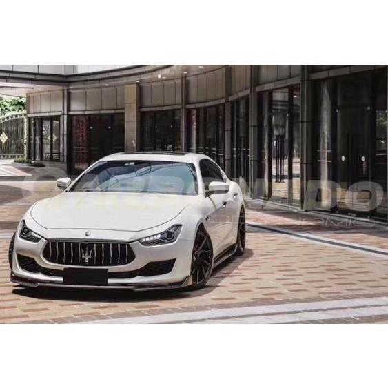 MASERATI マセラティ ギブリ 後期用 カーボン エアロ 4点セット フロントリップ ディフュ...