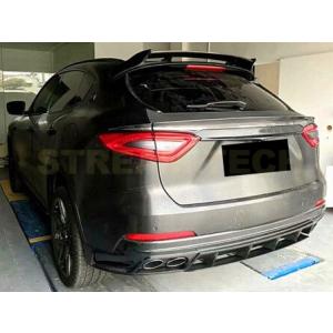 MASERATI マセラティ レヴァンテ用 カーボン リアハッチスポイラー 3ピース リアスポイラー...