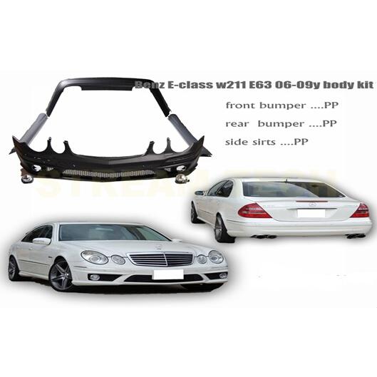 BENZ メルセデス ベンツ W211 Eクラス用 E63 AMGタイプ フルエアロセット ボディキ...