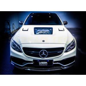 BENZ メルセデス ベンツ W205 S205 C63 AMG用 天窓 ダクト付き カーボン ボン...