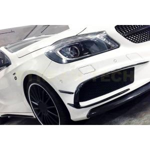 特価 ベンツ W176 Aクラス カーボン フロントカナード バンパーフィン BENZ メルセデス・ベンツ W176 Aクラス 前期 フロントバンパー用