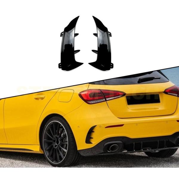 BENZ メルセデス ベンツ W177 Aクラス ハッチバック用 AMGタイプ 艶有ブラック リアバ...