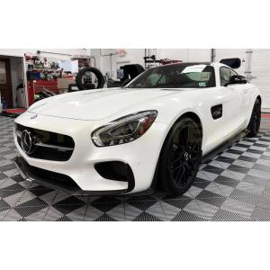 BENZ メルセデス ベンツ C190 AMG GT用 カーボン フロントスポイラー 5ピース リッ...
