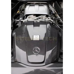 BENZ メルセデス ベンツ C190 AMG GT用 ドライカーボン エンジンカバー ヘッドカバー...