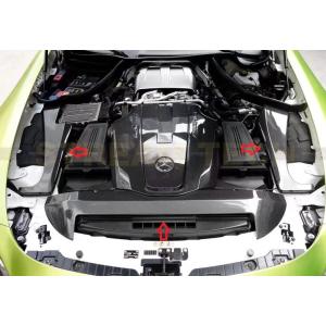 BENZ メルセデス ベンツ C190 AMG GT用 ドライカーボン ラジエターカバー エンジンル...
