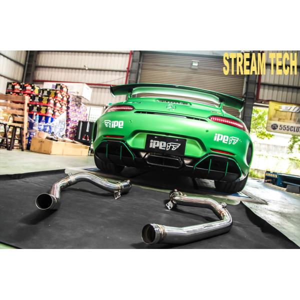 iPE イノテック BENZ C190 AMG GT R用 ダウンパイプ ステンレス製 キャタライザ...