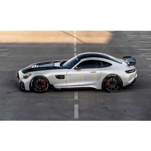 BENZ メルセデス ベンツ C190 AMG GT用 ハーフカーボン サイドスカート IM パフォ...