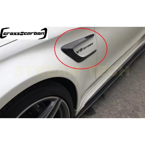 BENZ メルセデス ベンツ W205 S205 C205 A205 C63 AMG用 カーボン フ...