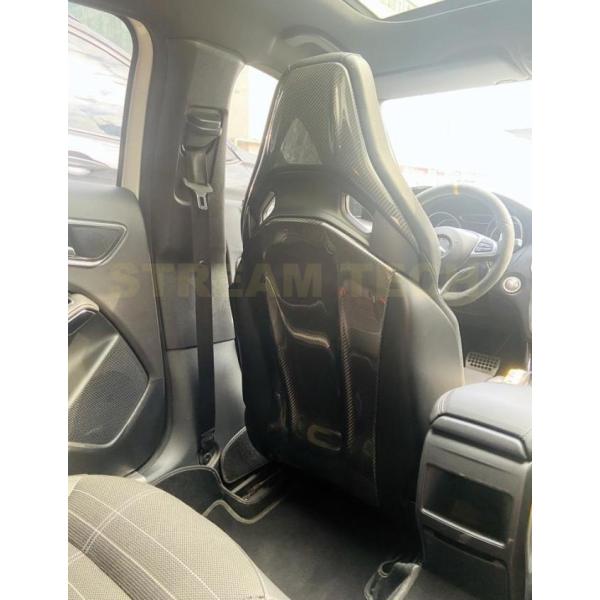 BENZ メルセデス ベンツ AMG 汎用 ドライカーボン シートバックパネル 2脚セット W205...