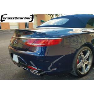 BENZ メルセデス ベンツ R217 Sクラス カブリオレ用 AMGタイプ カーボン トランクスポ...